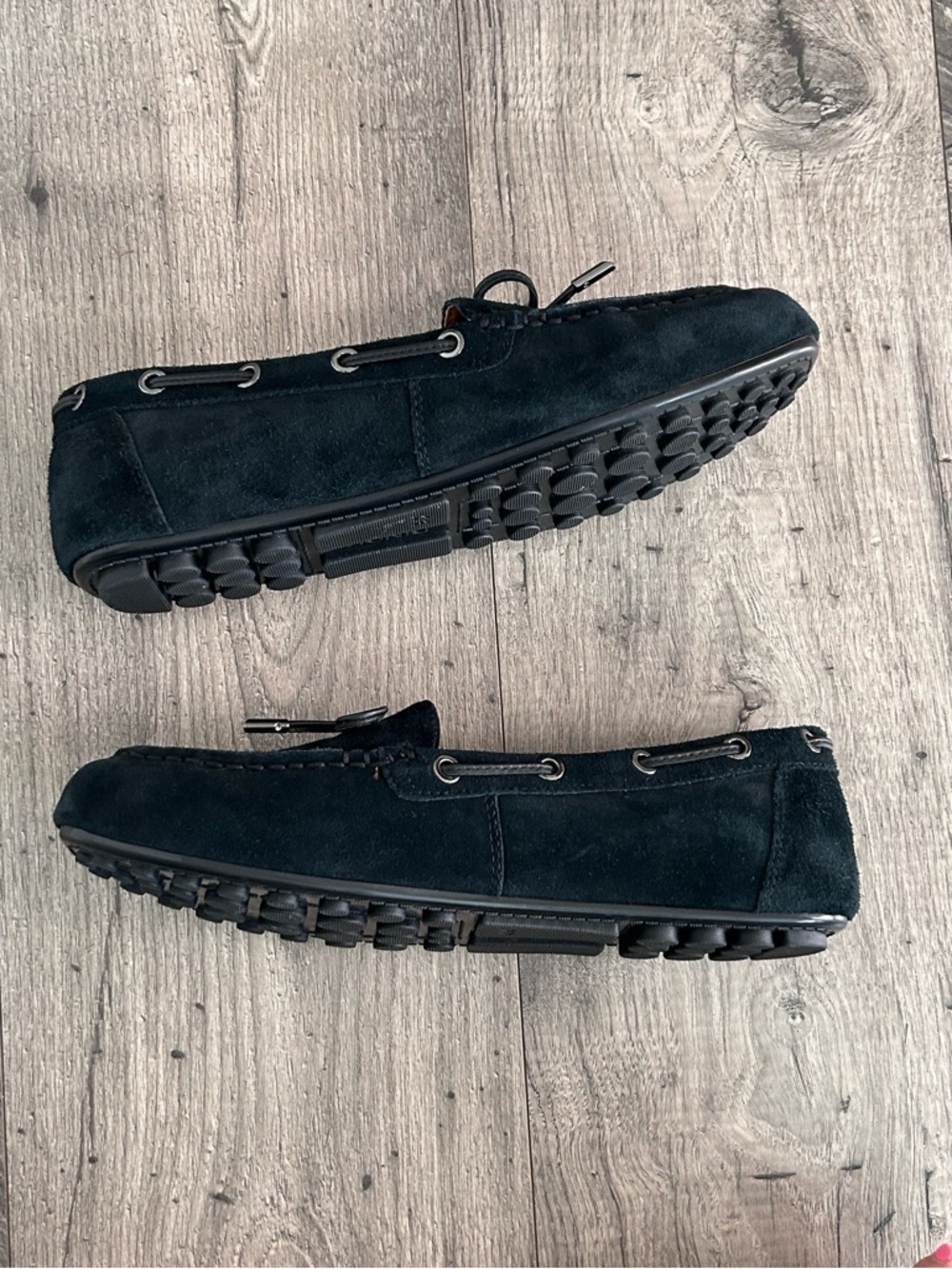 Vionic Virginia Black Suede Drivers Loafer Moccasin Size 9.5 - Picture 3 of 8